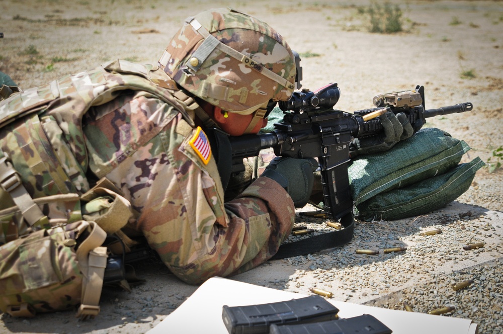 2-5 Cav Conducts Small Arms Fire Training Exercise