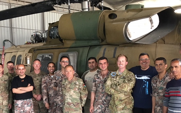 449th Combat Aviation Brigade swaps maintenance expertise with Royal Jordanian Air Force team