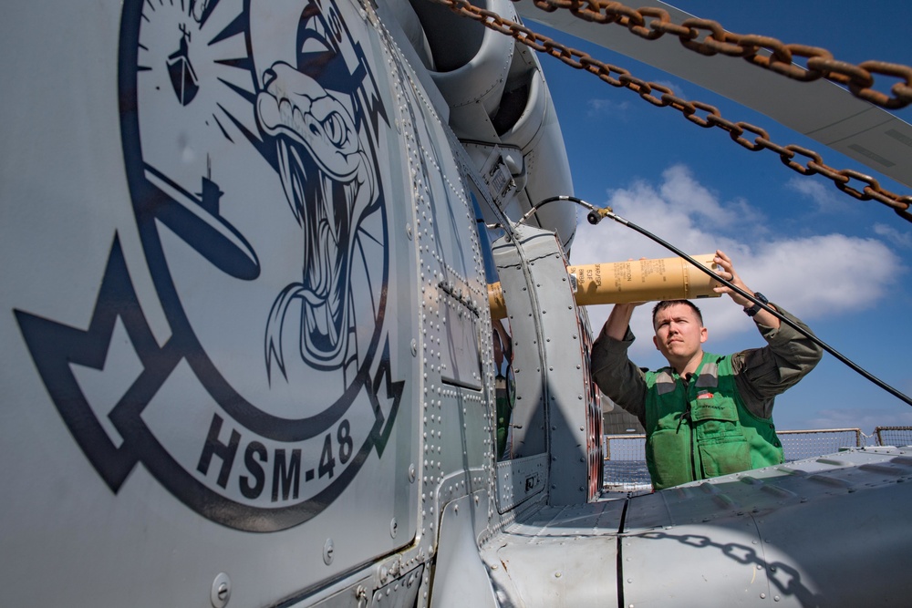 USS Jason Dunham (DDG 109) Transits the Atlantic Ocean