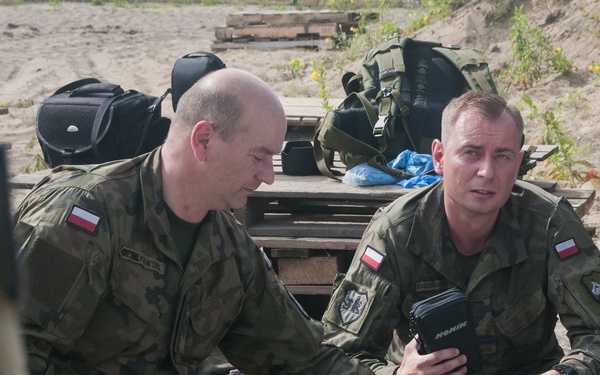 962nd OD CO trains with Polish 10th ACB and First Responders