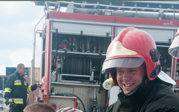 962nd OD CO trains with Polish 10th ACB and First Responders