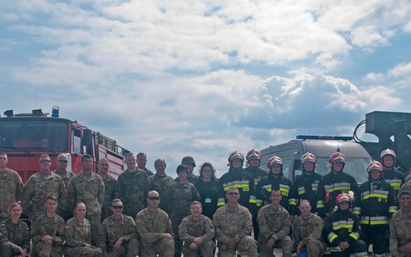 962nd OD CO trains with Polish 10th ACB and First Responders