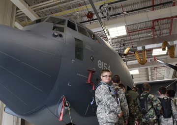 Civil Air Patrol cadets visit the 193rd SOW