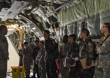 Civil Air Patrol cadets visit the 193rd SOW
