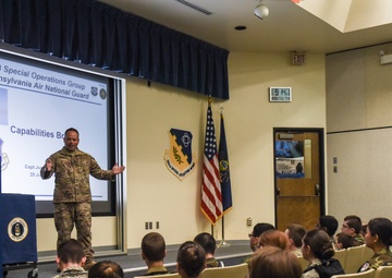 Civil Air Patrol cadets visit the 193rd SOW
