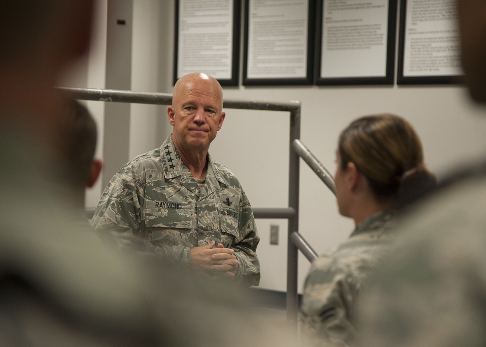 Gen. Raymond visits 21 SFS