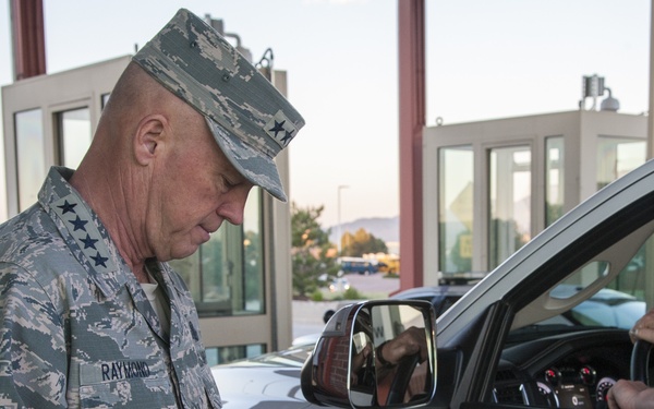 Gen. Raymond visits 21 SFS