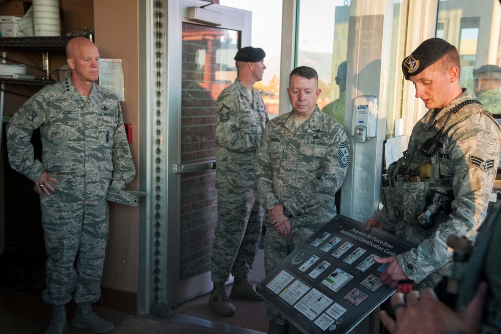 Gen. Raymond visits 21 SFS