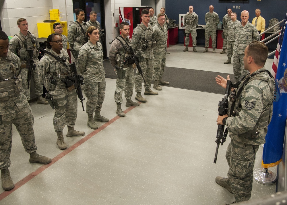 Gen. Raymond visits 21 SFS