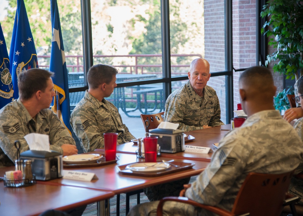 Gen. Raymond visits 21 SFS