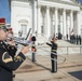 Commander of the Lebanese Armed Forces Gen. Joseph K. Aoun Participates in an Armed Forces Full Honors Wreath-Laying at the Tomb of the Unknown Soldier