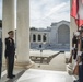 Commander of the Lebanese Armed Forces Gen. Joseph K. Aoun Participates in an Armed Forces Full Honors Wreath-Laying at the Tomb of the Unknown Soldier