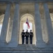 Commander of the Lebanese Armed Forces Gen. Joseph K. Aoun Participates in an Armed Forces Full Honors Wreath-Laying at the Tomb of the Unknown Soldier