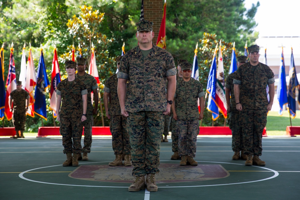 Wounded Warrior Battalion East Change of Command