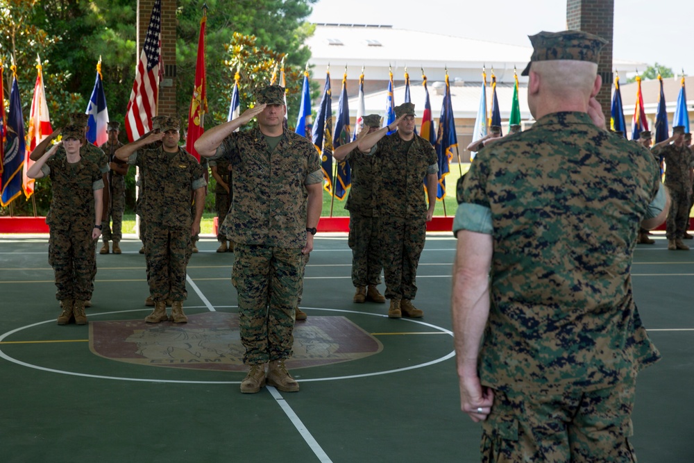 Wounded Warrior Battalion East Change of Command