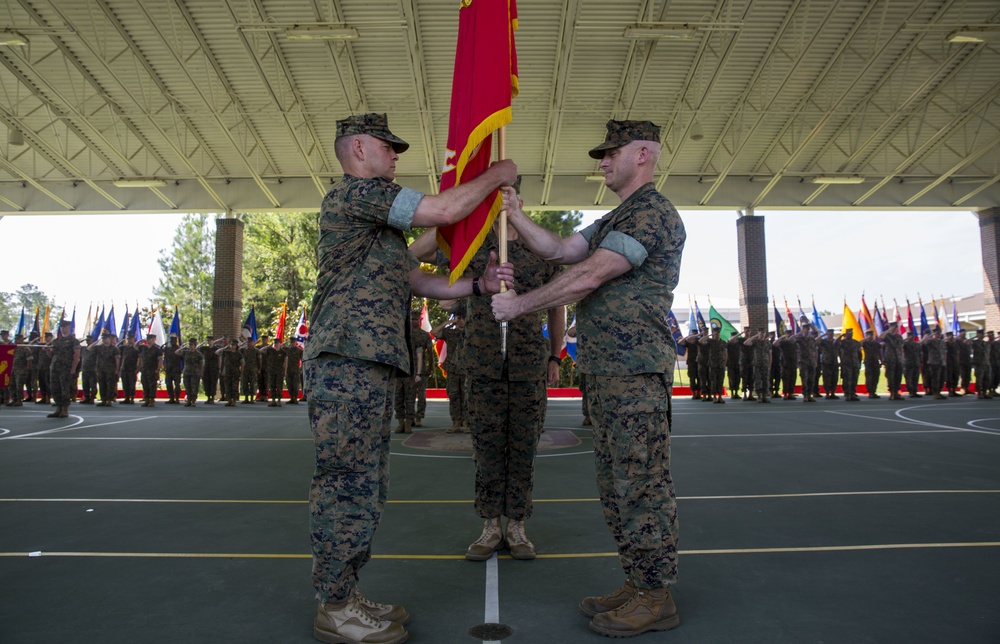 Wounded Warrior Battalion East Change of Command