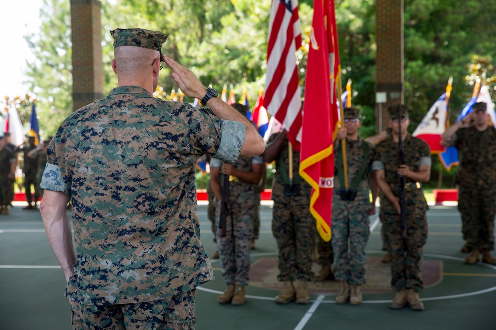 Wounded Warrior Battalion East Change of Command