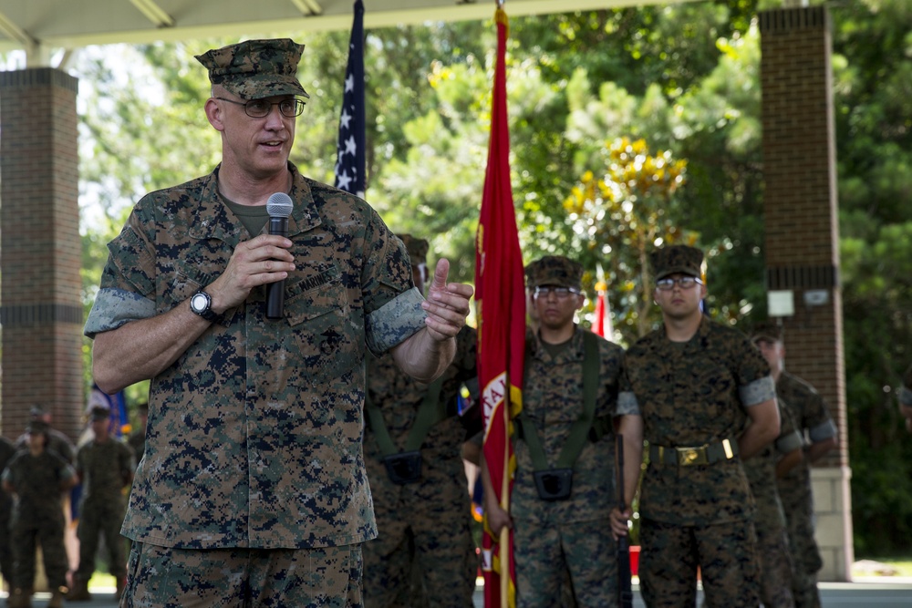 Wounded Warrior Battalion East Change of Command