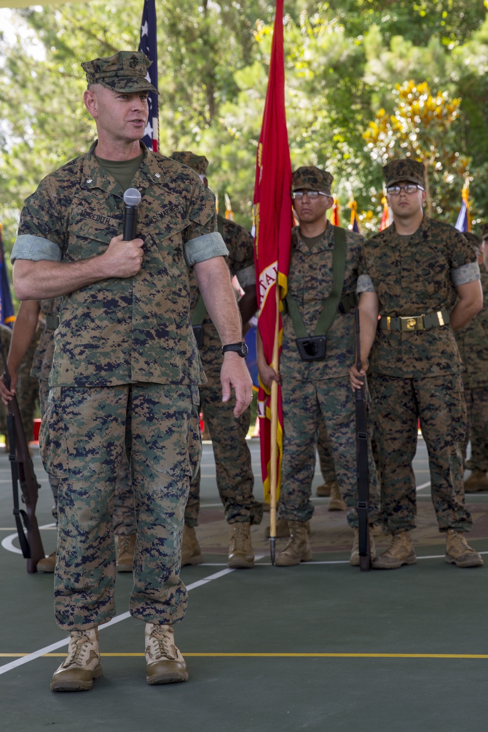 Wounded Warrior Battalion East Change of Command