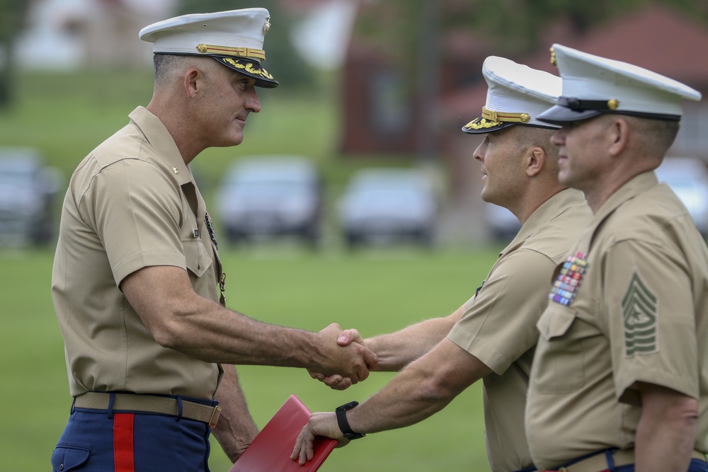 Iowa, Neb. Marine recruiters welcome new commander