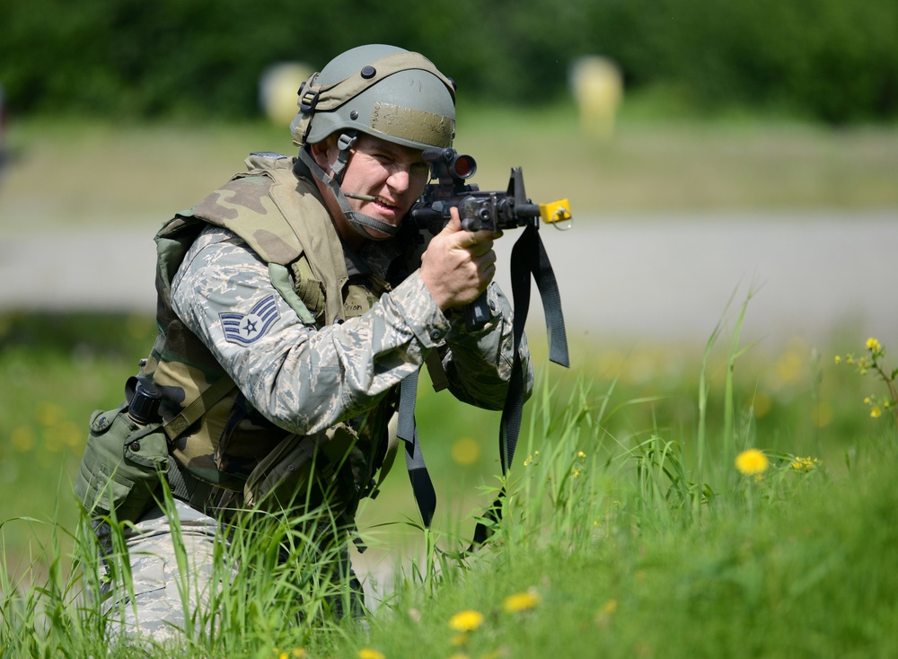 JBER Airmen conduct Prime Base Engineer Emergency Force training