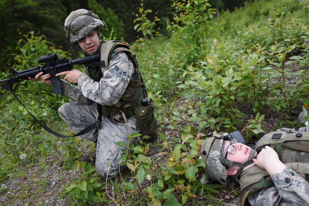 JBER Airmen conduct Prime Base Engineer Emergency Force training