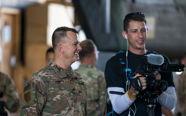 LTG Funk and NFL Atl Falcons Visit