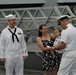 Re-enlistment aboard USS Wisconsin