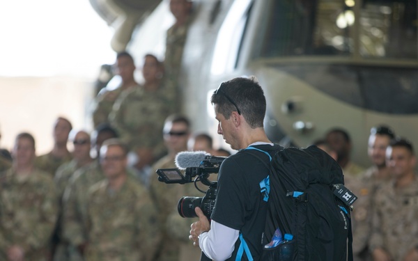 LTG Funk and NFL Atl Falcons Visit