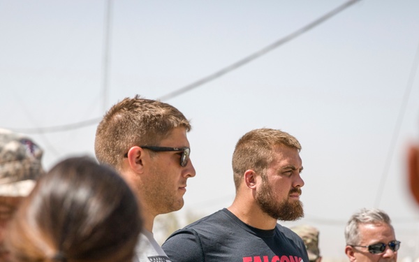 LTG Funk and NFL Atl Falcons Visit