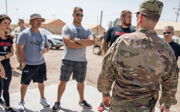 LTG Funk and NFL Atl Falcons Visit