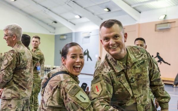 LTG Funk and NFL Atl Falcons Visit