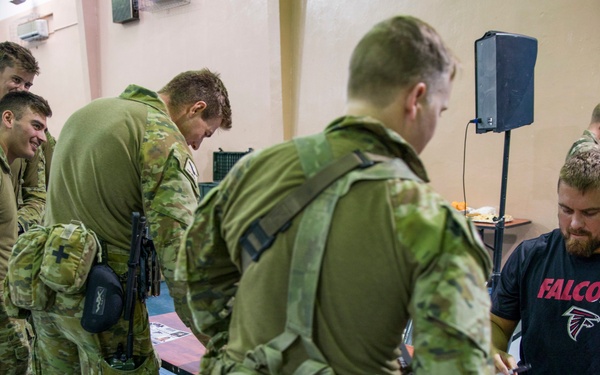 LTG Funk and NFL Atl Falcons Visit