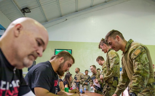 LTG Funk and NFL Atl Falcons Visit