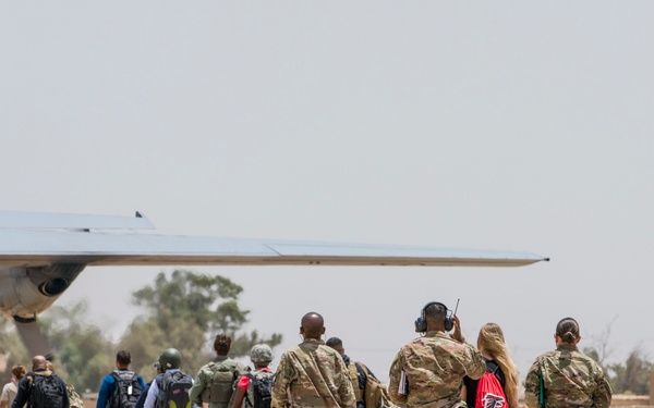 LTG Funk and NFL Atl Falcons Visit