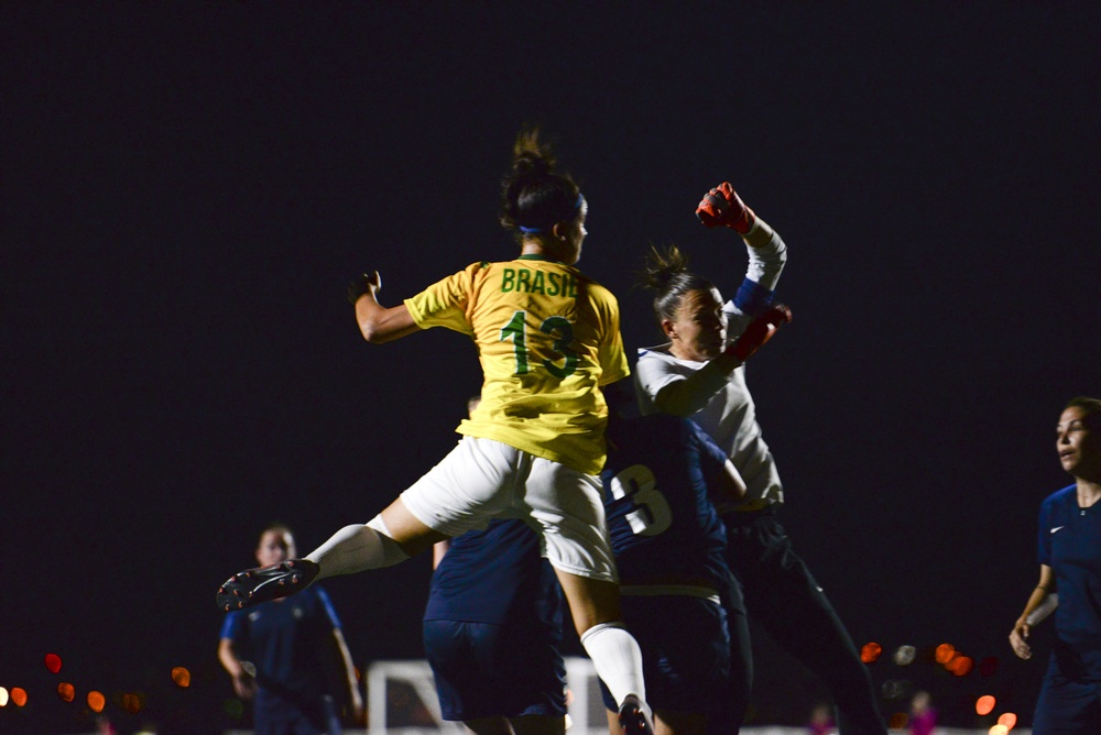 Brazil and France Compete at 2018 CISM World Military Women’s Football Championship