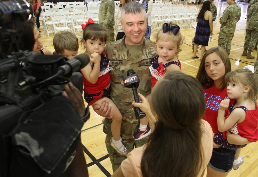 1st Theater Sustainment Command Redeploys the White Team
