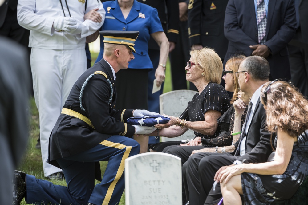 Joint Full Military Honors Funeral Service of Former U.S. Secretary of Defense Frank C. Carlucci in Section 48