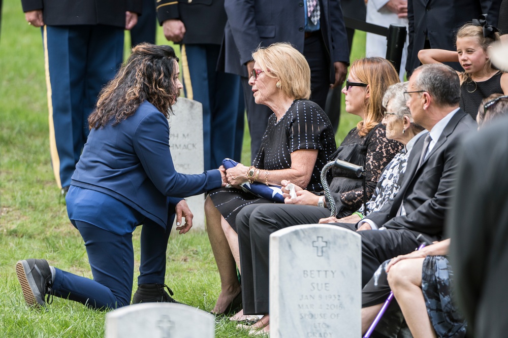 Joint Full Military Honors Funeral Service of Former U.S. Secretary of Defense Frank C. Carlucci in Section 48