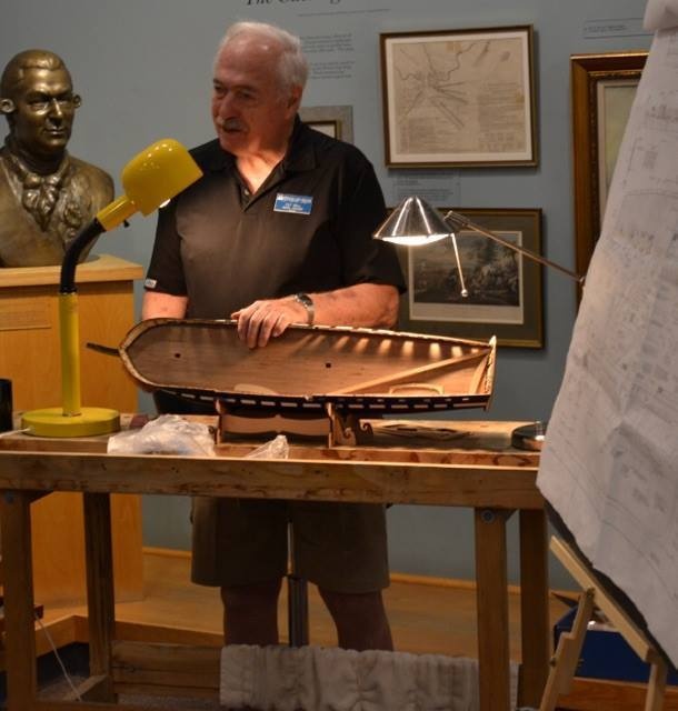 Naval Museum Hosts Model Shipbuilder