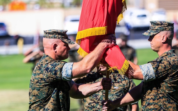 Lt. Col. Beckmann flys into command for MWSS 374-