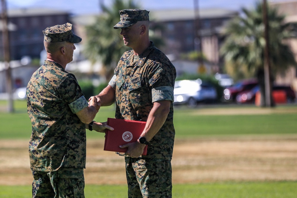 Lt. Col. Beckmann flys into command for MWSS 374-