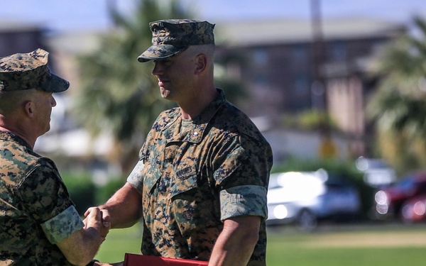 Lt. Col. Beckmann flys into command for MWSS 374-