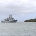 HMNZS Te Mana (F111) enters Pearl Harbor in preparation for RIMPAC 2018