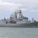 HMNZS Te Mana (F111) enters Pearl Harbor in preparation for RIMPAC 2018