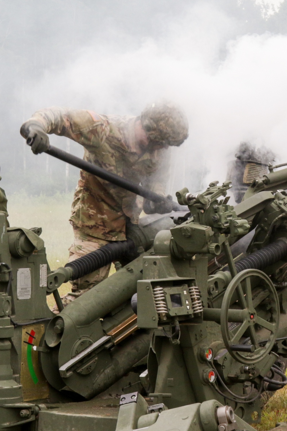 New Ohio National Guard field artillery battery hits the mark with new guns during annual training