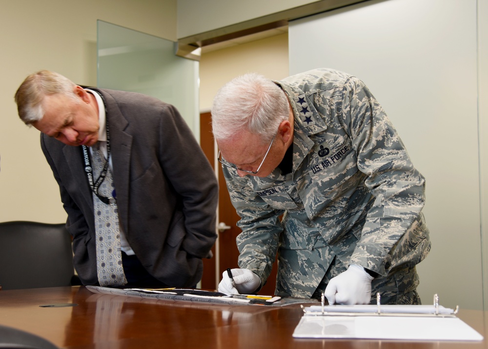 Thermal-Space-Blanket signing ceremony