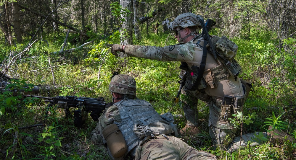 Japanese and U.S. Soldiers conduct joint training during Arctic Aurora 2018