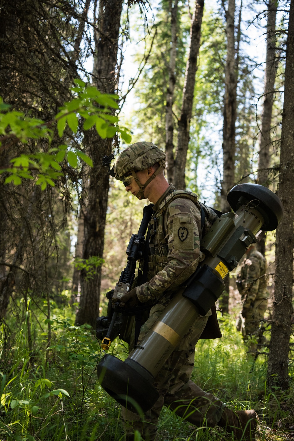 Japanese and U.S. Soldiers conduct joint training during Arctic Aurora 2018