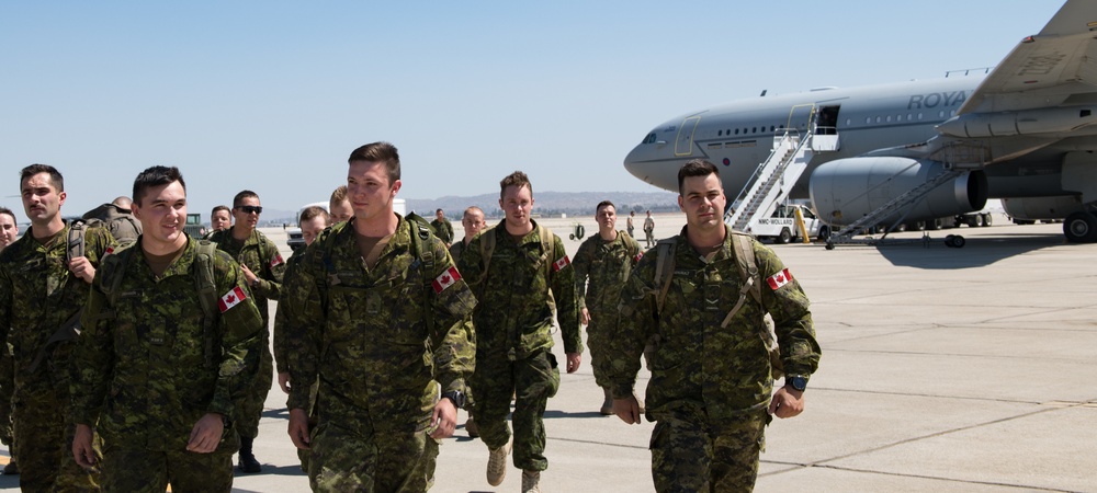 Canadian Forces Prepare for Exercise Rim of the Pacific at Camp Pendleton